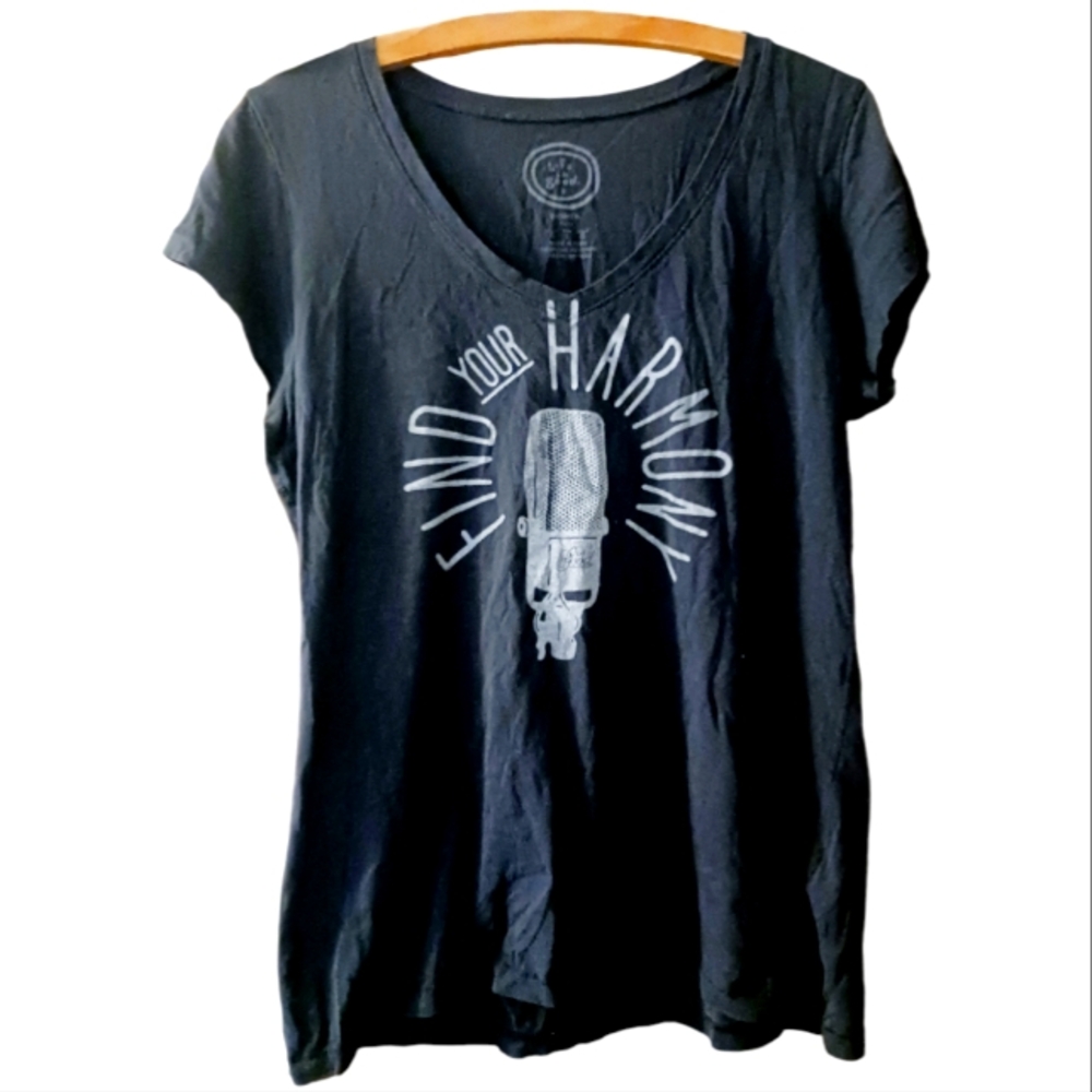 'Find your harmony' Life is good T-Shirt// Sz. LARGE